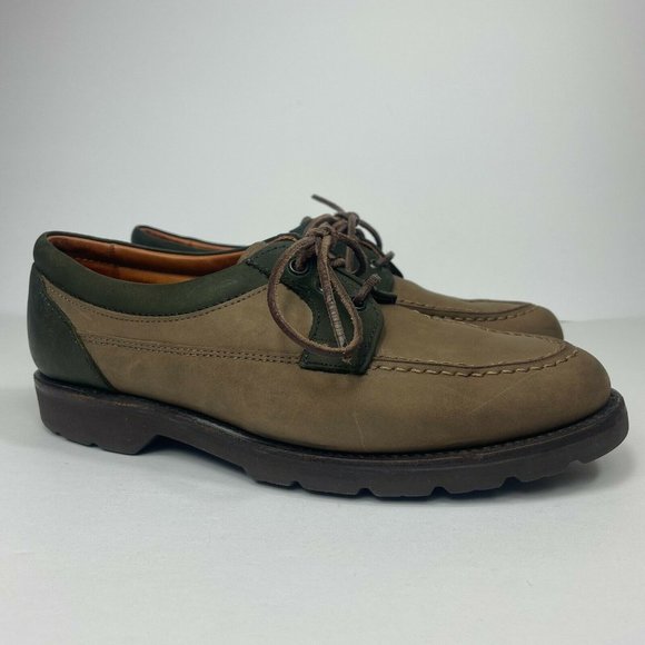 Allen Edmonds Roanoke Life Styles Mens Size 8 D Leather Casual Shoes Brown/Green main image 8